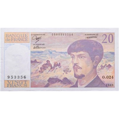 купить Франция 20 франков 1989 года (Pick 151c)