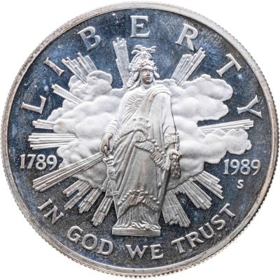 купить США 1 доллар 1989 S "200 лет Конгрессу"