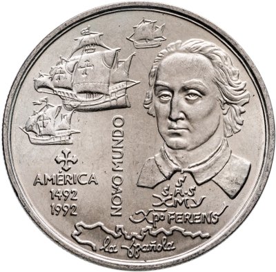 купить Португалия 200 эскудо (escudos) 1992 "Новый мир - Америка"