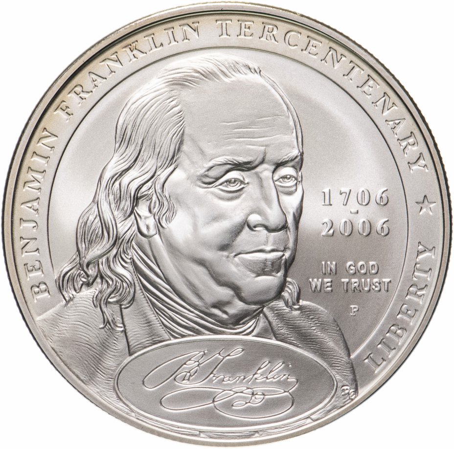 Доллары 2006 года. Монета 1 доллар США Франклин изобретатель. Доллар 2006. Как выглядит 1 доллар монетой Franklin стоимость.