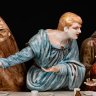 Купить Скульптурная композиция "Тайная вечеря", фарфор, роспись, золочение, Sitzendorfer Porzellanmanufaktur, Германия, 1960-1990 гг.