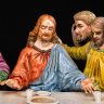 Купить Скульптурная композиция "Тайная вечеря", фарфор, роспись, золочение, Sitzendorfer Porzellanmanufaktur, Германия, 1960-1990 гг.
