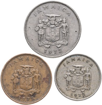 купить Ямайка набор центов 1972 (3 штуки)