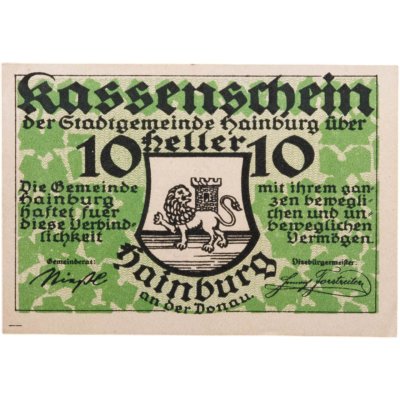 купить Австрия 10 геллеров 1920