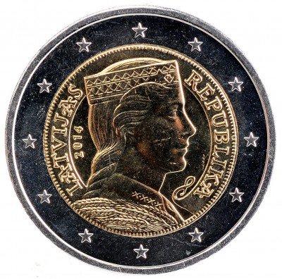 Купить Латвия 2 евро 2014