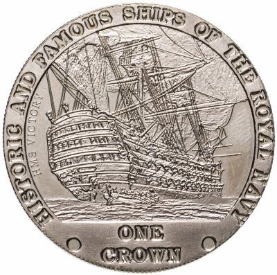 купить Тристан-да-кунья 1 крона 2008 "Знаменитые корабли Королевского флота - HMS Victory"