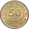Купить Перу 50 сентимо (centimos) 1986