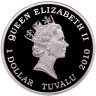 Купить Тувалу 1 доллар 2010 Proof "Смертельно опасные - Австралийская восточная коричневая змея" в футляре, с сертификатом