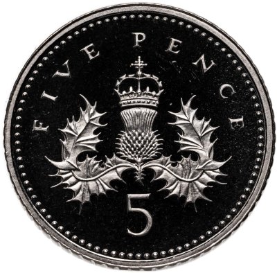 купить Великобритания 5 пенсов (pence) 1994