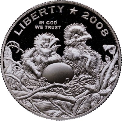 купить США 1/2 доллара 2008 "Белоголовый орлан"
