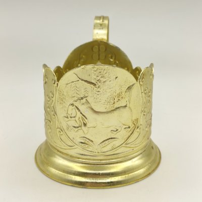 купить Подстаканник "Добыча", алюминий, золочение, Иркутский опытный завод «Эталон», СССР, 1970-1980 гг.