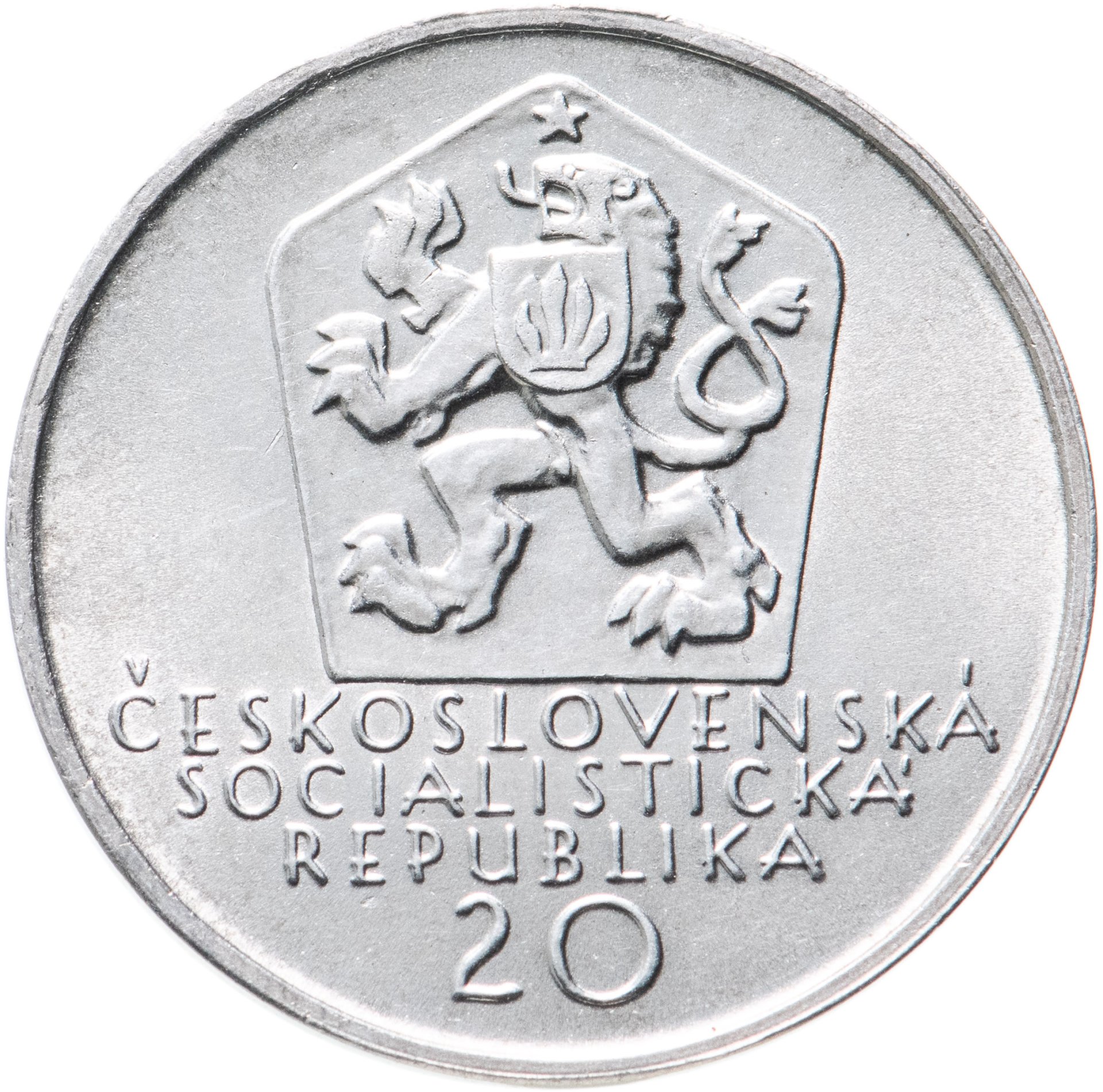 Чехословакия 20. 20 Крон. Чехословакия 1948.