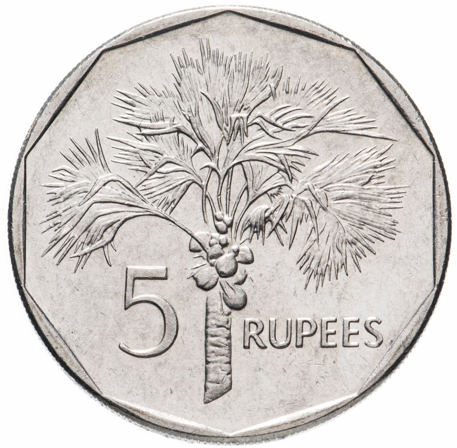 купить Сейшелы 5 рупий (rupees) 2010 (магнетик)
