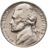 Купить США 5 центов (cents) 1964 Jefferson Nickel без знака монетного двора