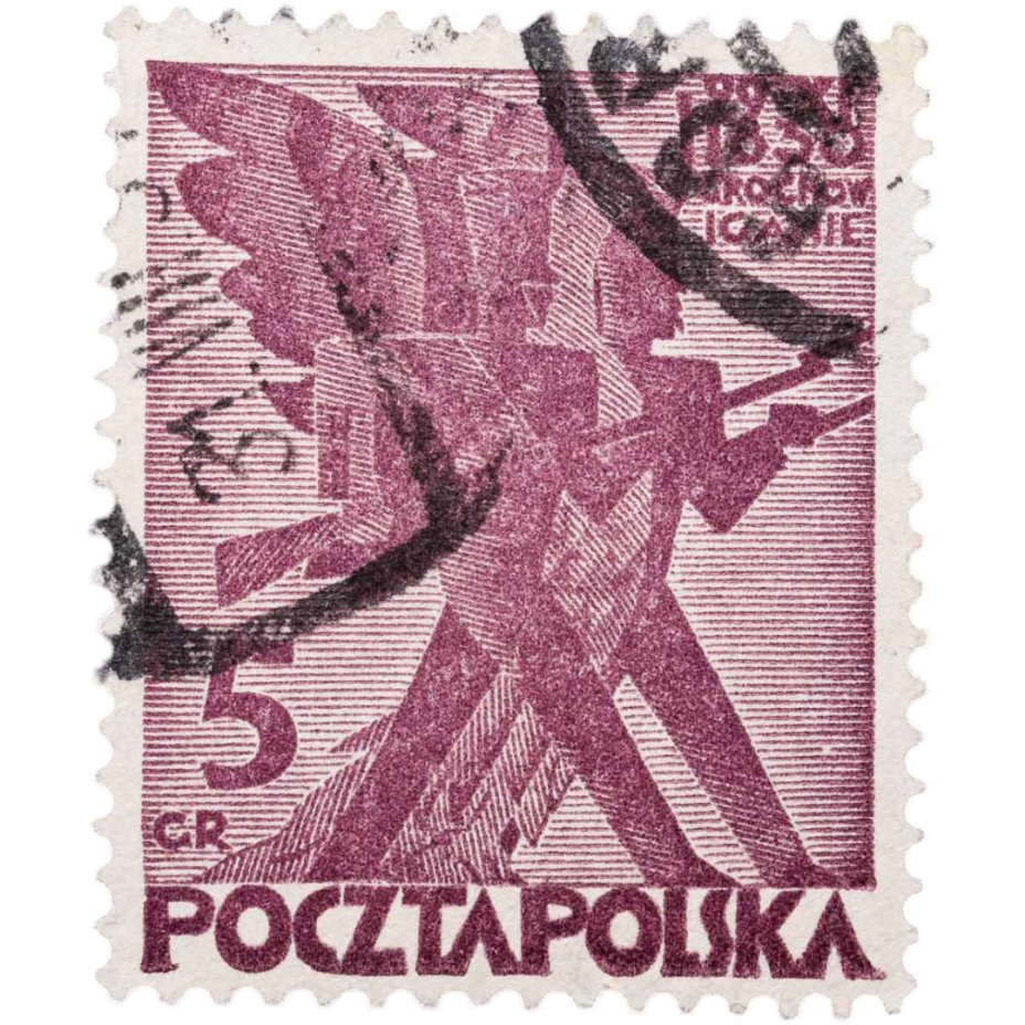 Купить Польша марка 5 грошей 1930