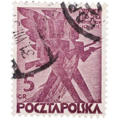 купить Польша марка 5 грошей 1930