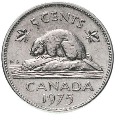купить Канада 5 центов 1975