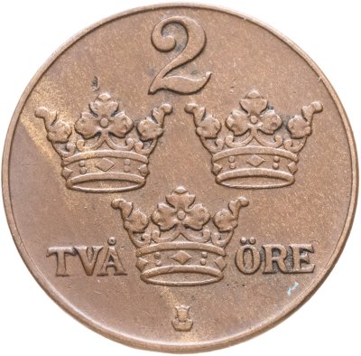 купить Швеция 2 эре (ore) 1937