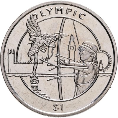 купить Сьерра-Леоне 1 доллар (dollar) 2012 XXX летние Олимпийские Игры, Лондон 2012 - Стрельба из лука