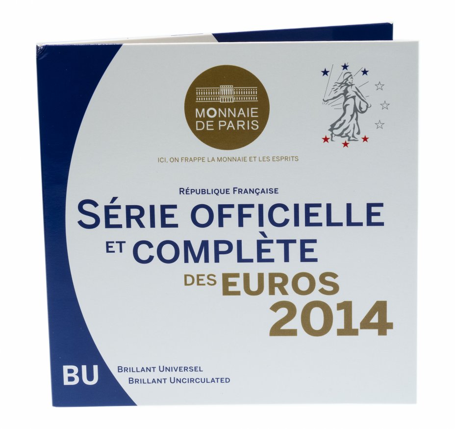 купить Франция годовой набор евро 2014 (8 монет в официальном буклете)