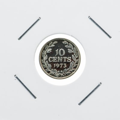 купить Либерия 10 центов (cents) 1973