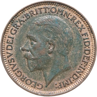купить Великобритания 1 фартинг (farthing) 1929