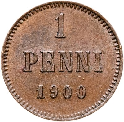 купить 1 пенни (penni) 1900 Российская Финляндия