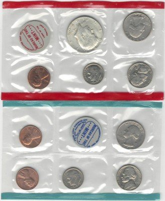 Купить США набор монет 1970 P+D (10 монет)