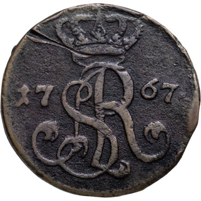купить Речь Посполитая 1 грош 1767 Станислав II Август Понятовский