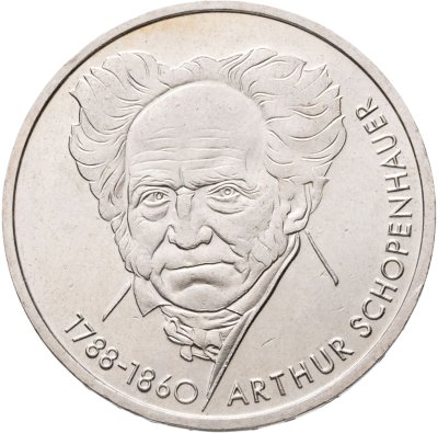 купить Германия 10 марок (deutsche mark) 1988 200 лет со дня рождения Артура Шопенгауэра