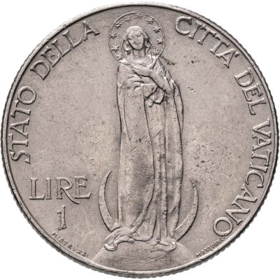 купить Ватикан 1 лира (lira) 1937