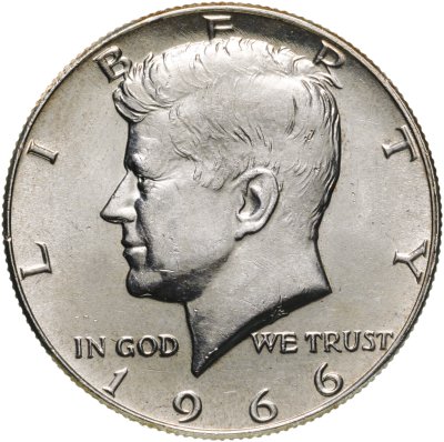 купить США 50 центов (1/2 доллара, half dollar) 1966