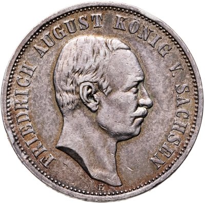 купить Германия (Саксония) 3 марки (mark) 1909 E