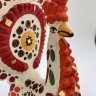 Купить Игрушка дымковская "Индюк", глина, роспись, сусальное золото, Дымковская игрушка, СССР, 1980-1990 гг.