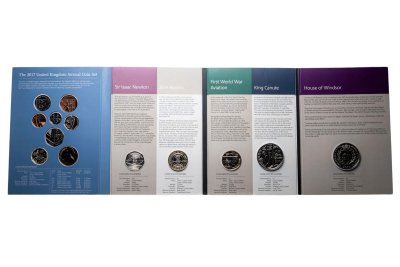 купить Великобритания годовой набор 2017 (13 монет в буклете)