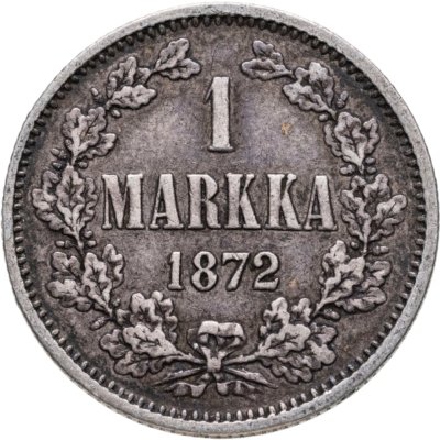 купить 1 марка 1872 S Российская Финляндия
