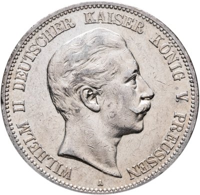купить Германская Империя, Пруссия 5 марок (mark) 1901 A