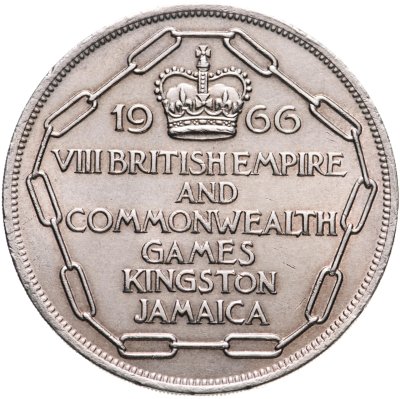 купить Ямайка 5 шиллингов 1966 "VIII игры Британской империи и Содружества наций"