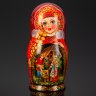 Купить Матрешка "Влюбленные" (7 мест), автор росписи С.А. Лонченкова, дерево, лак, роспись, золочение, Российская Федерация, 2025 г.