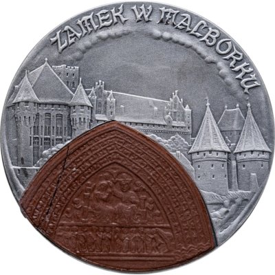 купить Польша 20 злотых 2002 "Замок Мальборк" керамика