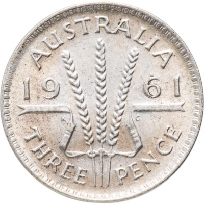 купить Австралия 3 пенса (pence) 1953-1964, случайный год