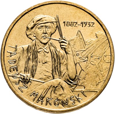 купить Польша 2 злотых 2005 "Тадеуш Маковский