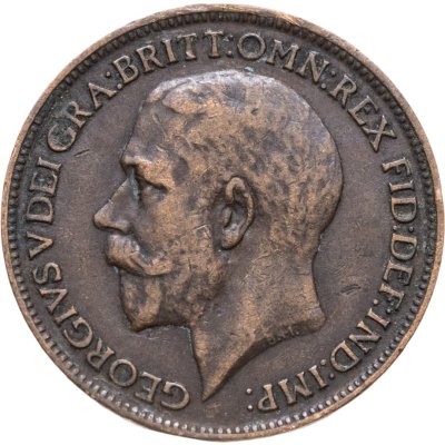 купить Великобритания 1 фартинг (farthing) 1918