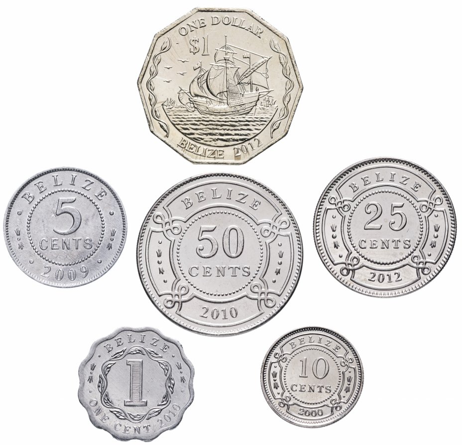 купить Белиз набор (6 монет) 2000-2012