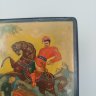 Купить Шкатулка "Тарас Бульба", подпись художника "М.Н.", п. Мстера, папье-маше, роспись, лак, СССР, 1970-1990 гг.