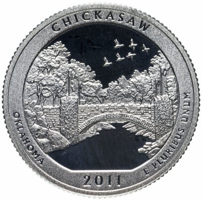 купить США 25 центов (квотер, 1/4 доллара, quarter dollar) 2011 Рекреационная зона Чикасо