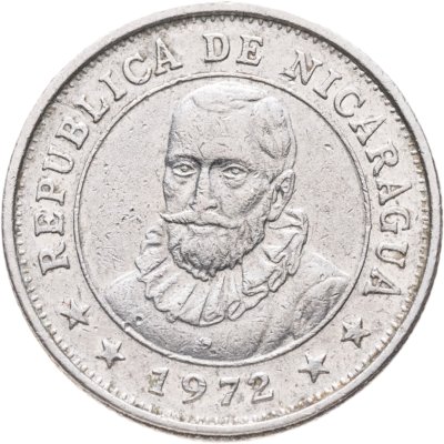 купить Никарагуа 5 сентаво (centavos) 1972