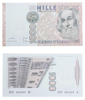 купить Италия 1000 лир 1982 года (Pick 109a)