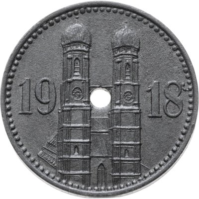 купить Германия "Мюнхен" 15 пфеннигов 1918 нотгельд