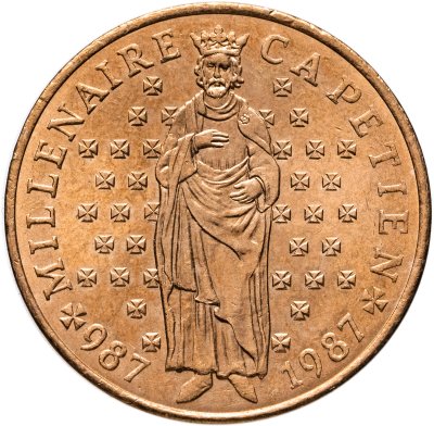 купить Франция 10 франков (francs) 1987 "Тысячелетие династии Капетингов"